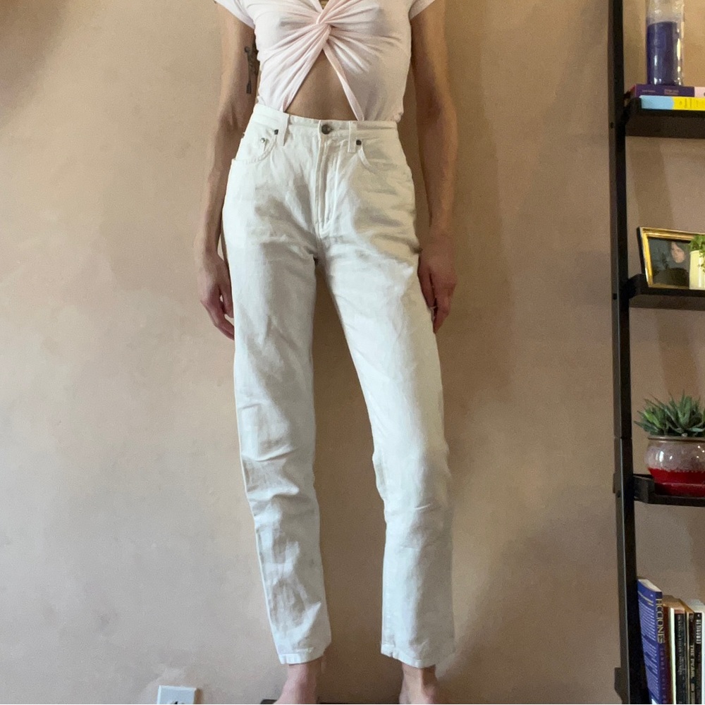 Trussardi White Denim Pants